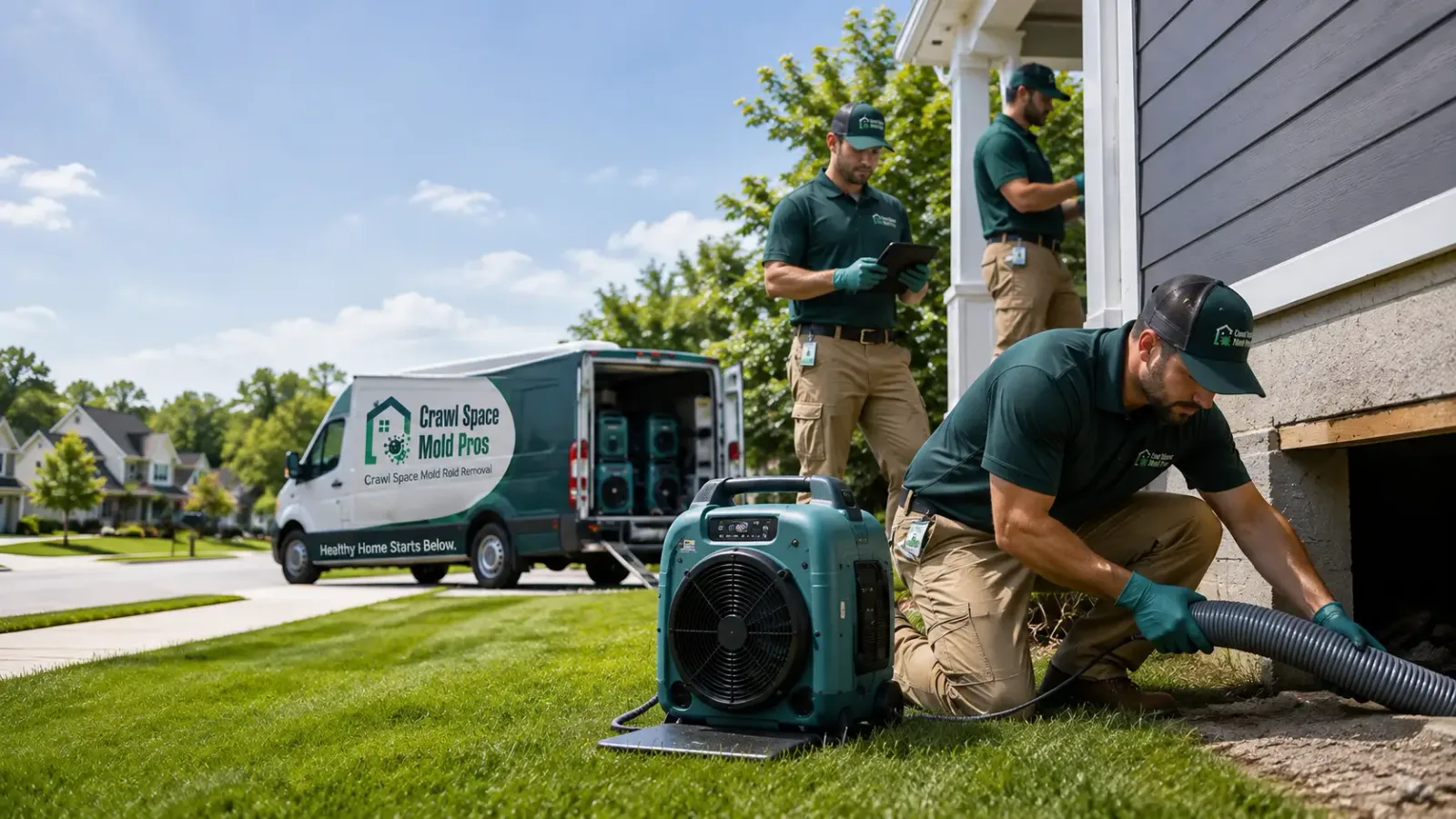 Crawl Space Mold Removal in Courtland, CA